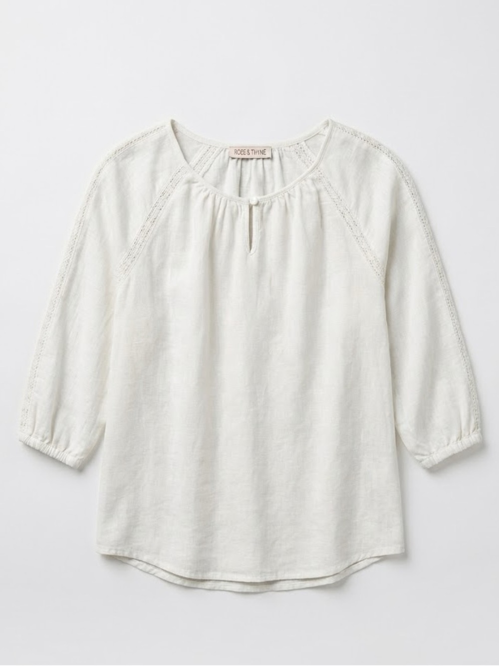 White Embroidered Women's Blouse